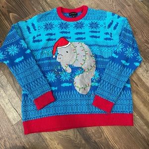 XL Christmas Sweater - Manatee